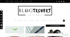 Desktop Screenshot of blogtrovert.com